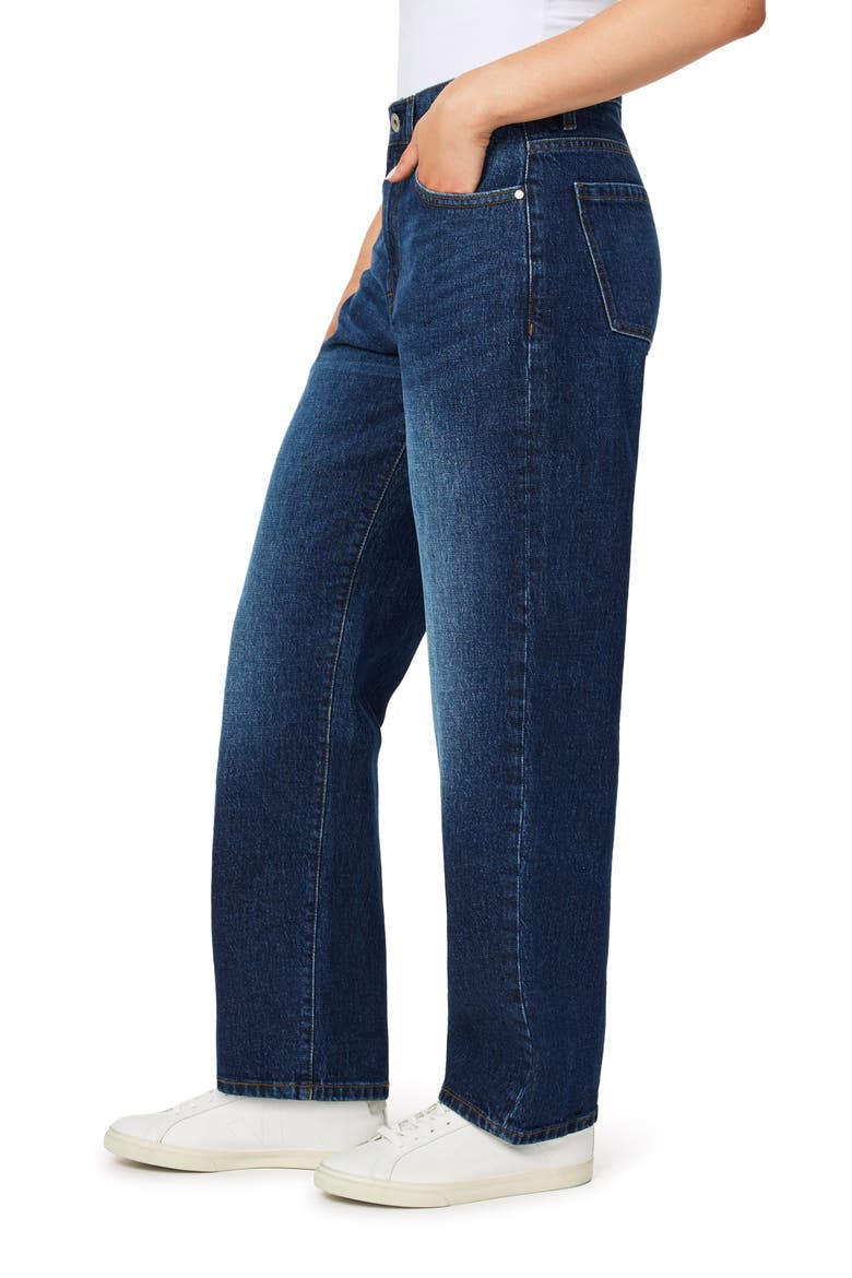 Emmy Relaxed Straight Leg Stretch Cotton Jeans, Alternate, color, WELLINGTON
