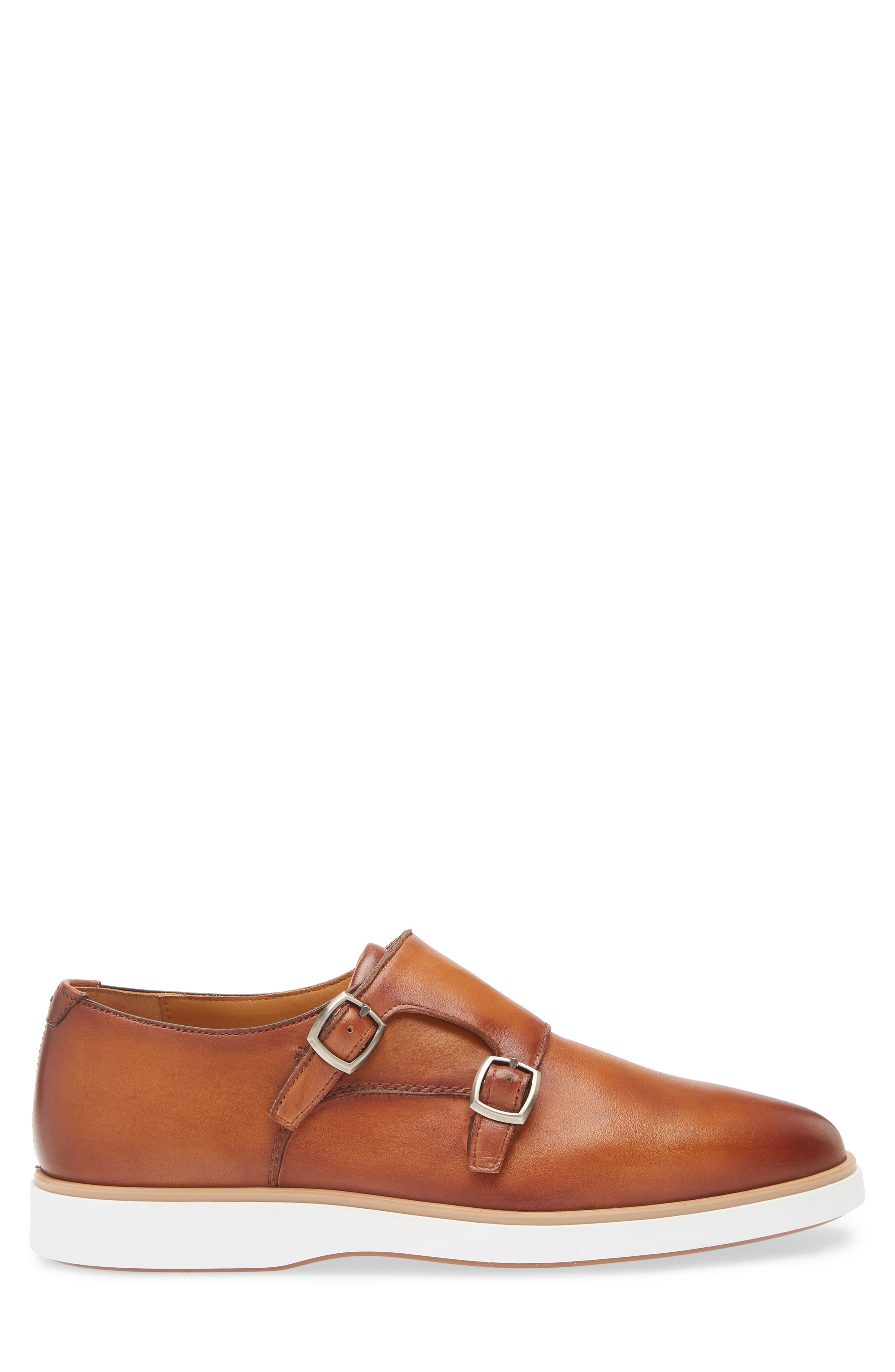 Lucca Double Monk Hybrid Shoe, Alternate, color, COGNAC