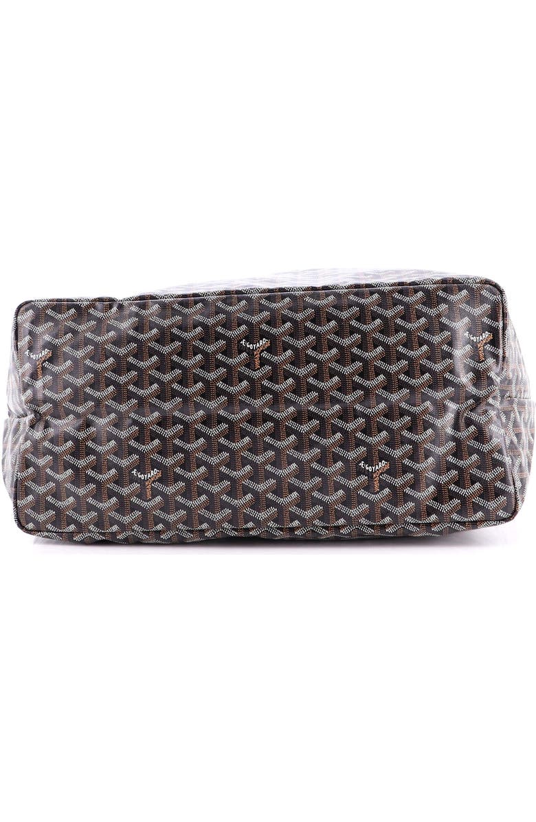 Pre-Owned Goyard Saint Louis Tote Coated Canvas GM, Alternate, color, Black