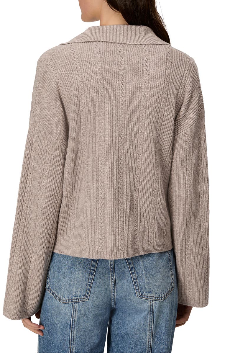 rag & bone Maud Boxy Cashmere Cardigan, Alternate, color, Oatmeal
