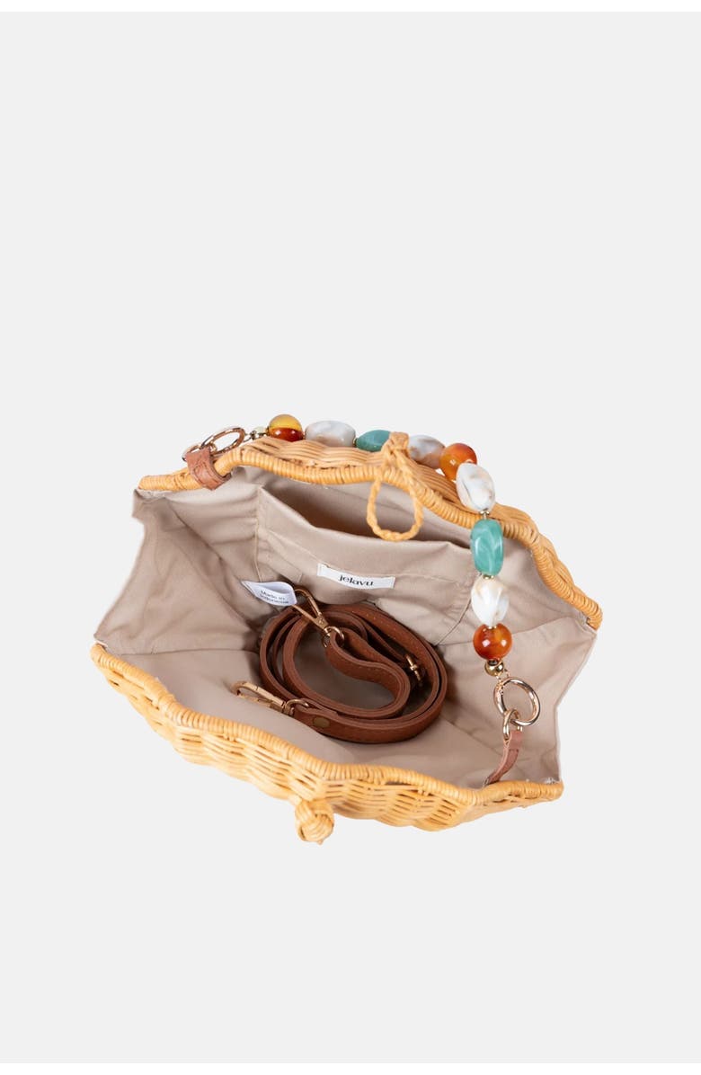 Jelavu Shelly Gems Crossbody Bag, Alternate, color, Natural