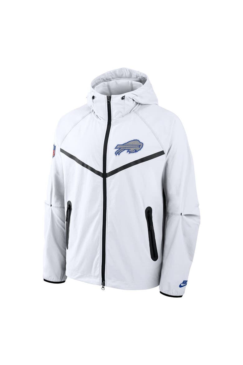 Men's Nike White Buffalo Bills 2025 Rivalries Collection Tech Raglan Full-Zip Jacket, Alternate, color, White