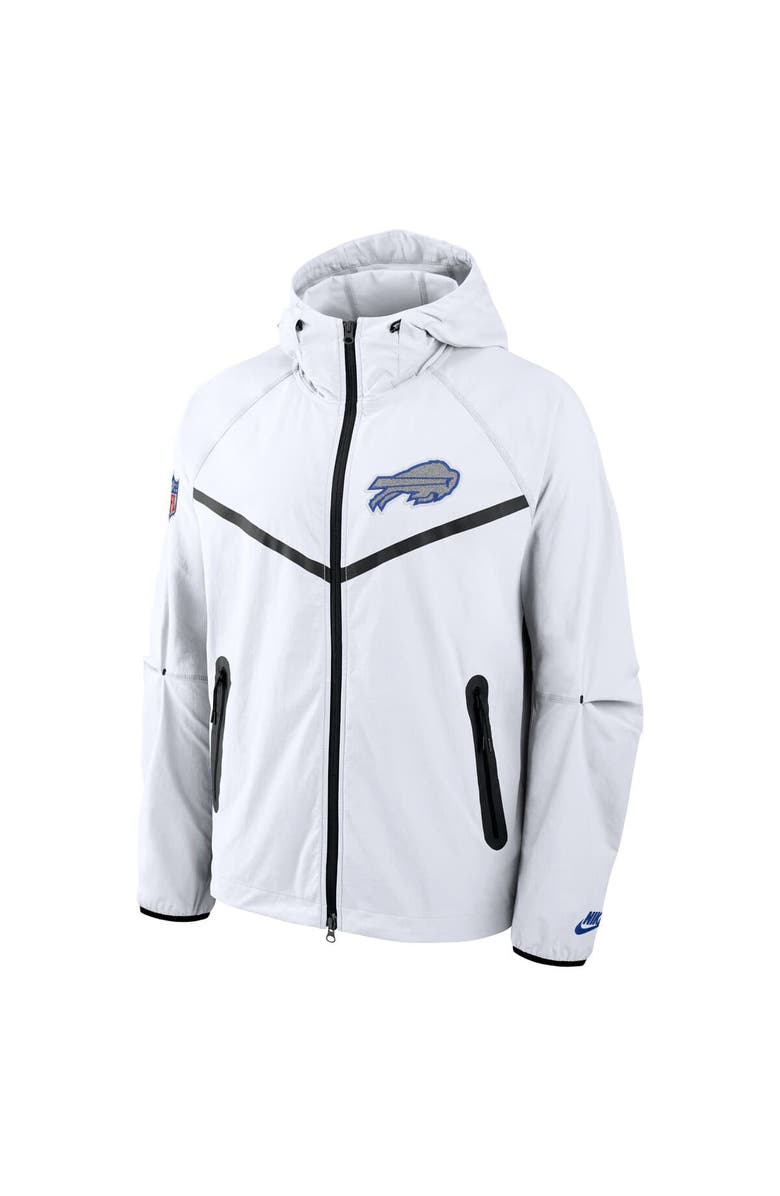Nike Men's Nike White Buffalo Bills 2025 Rivalries Collection Tech Raglan Full-Zip Jacket, Alternate, color, White