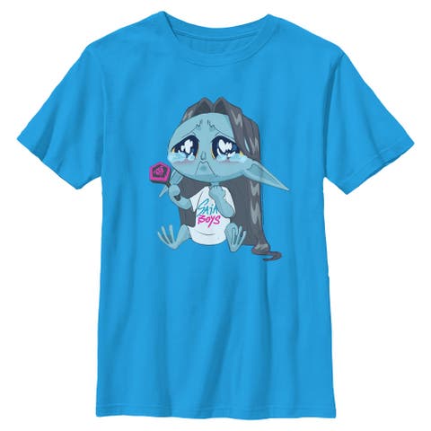 Boy's KPop Demon Hunters Chibi Crying Fan  Graphic T-Shirt