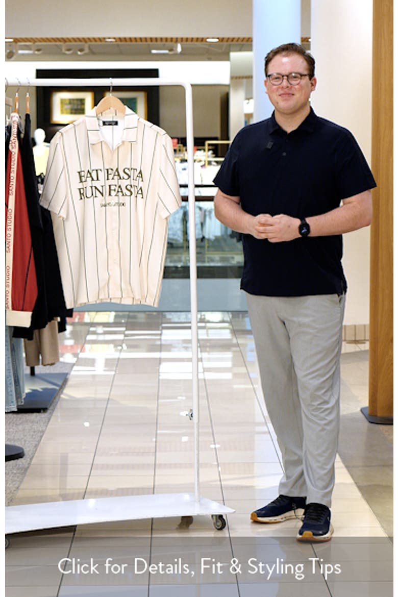 Past Graphic Short Sleeve Button-Up Shirt video