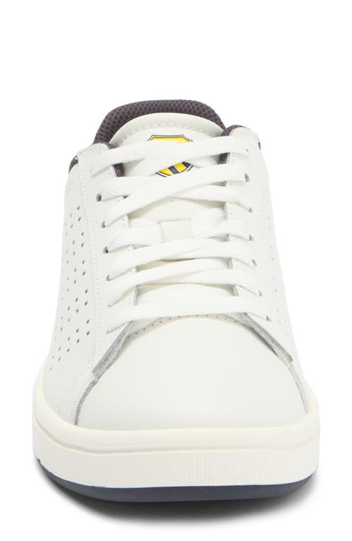 K-swiss Court Base Ii Sneaker In Blanc/asphalt/dandelion