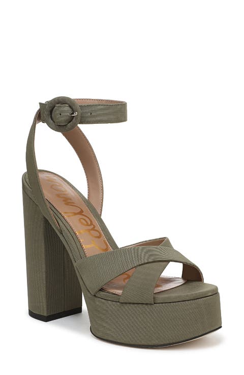 Savannah Ankle Strap Platform Sandal (Women)