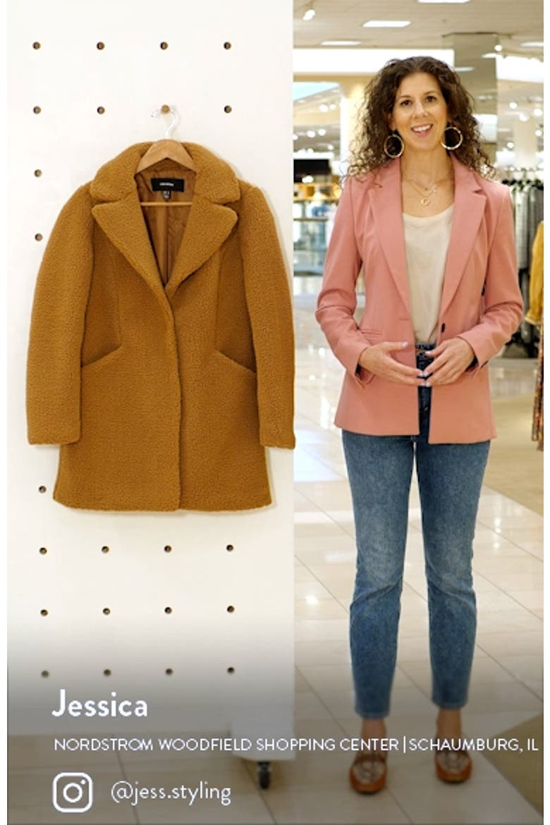 Donna Faux Fur Teddy Jacket video