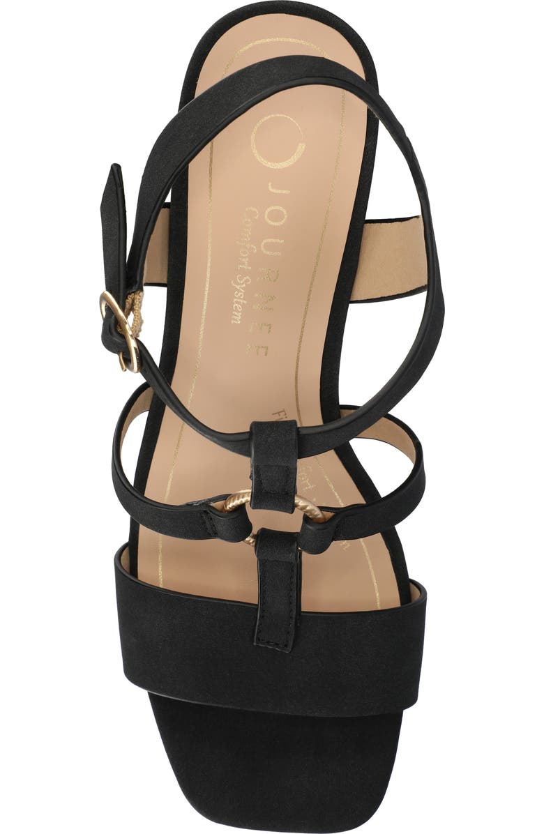 Journee Collection Marci Knotted Strap Loafer - Wide Width Available, Alternate, color, Black