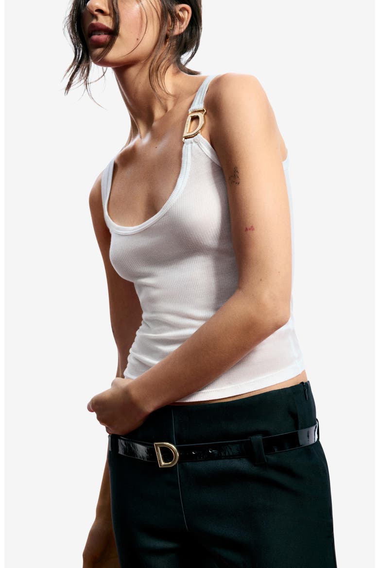 Hardware Rib Tank, Alternate, color, WHITE