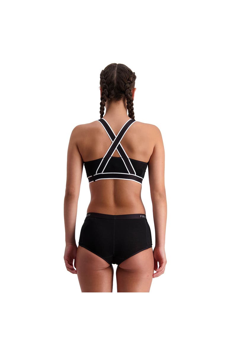 Mons Royale Stella X-Back Sports Bra - Women's, Alternate, color, Black2