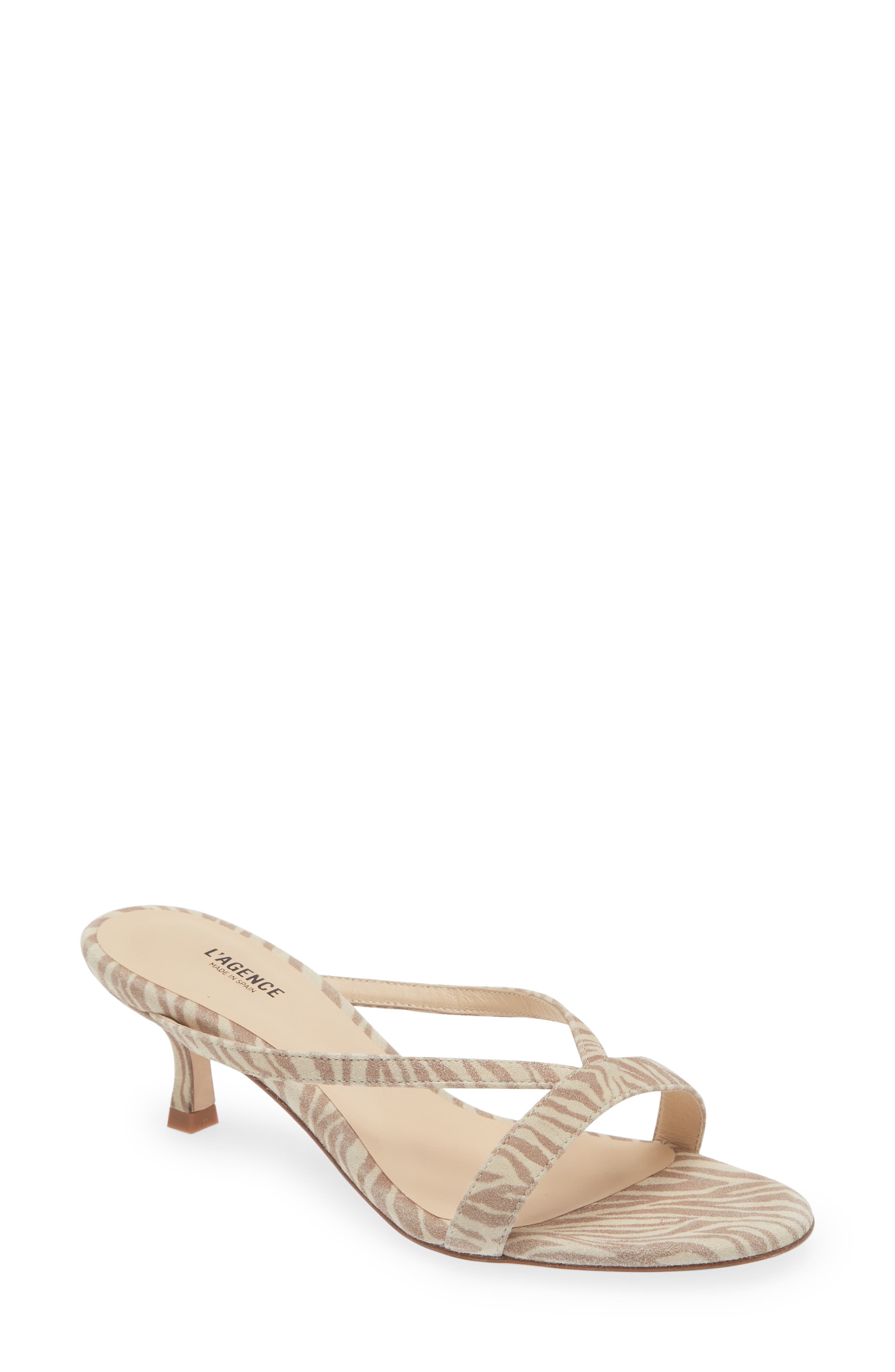 L'AGENCE Oceane Strappy Mule, Main, color, 
