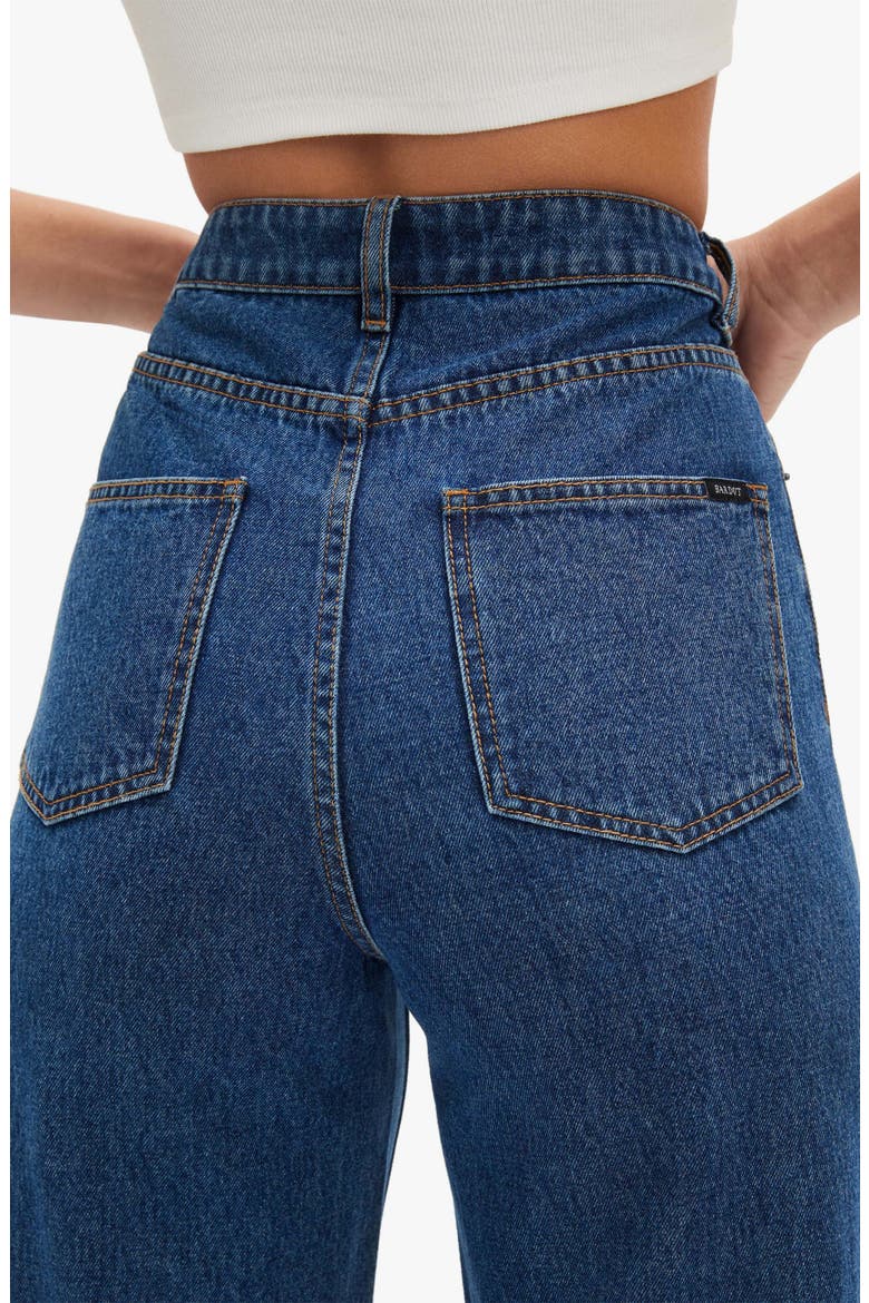 Cindy High Waist Wide Leg Jeans, Alternate, color, INDIGO