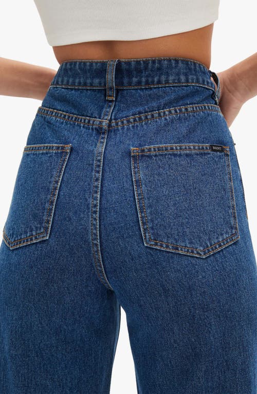 Bardot Cindy High Waist Wide Leg Jeans In Indigo