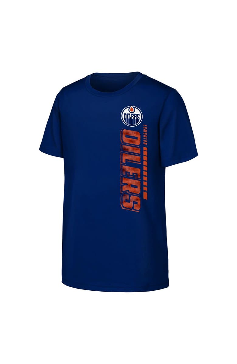 Outerstuff Youth  Royal Edmonton Oilers Atmosphere T-Shirt, Alternate, color, 