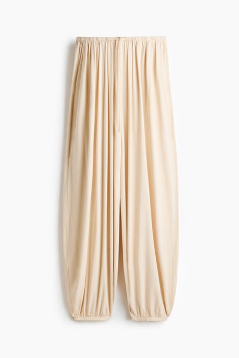 Balloon Drawstring Trousers