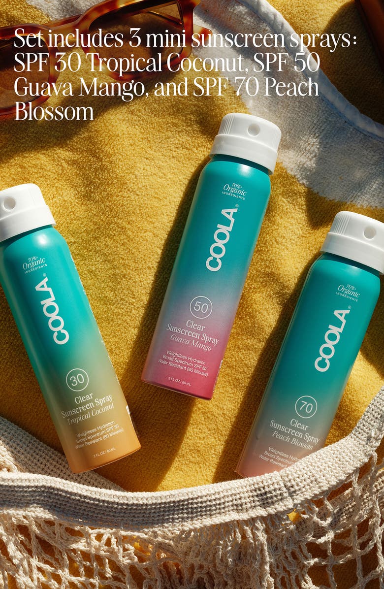 COOLA<sup>®</sup> On the Go Sunscreen Spray Travel Set, Alternate, color, 