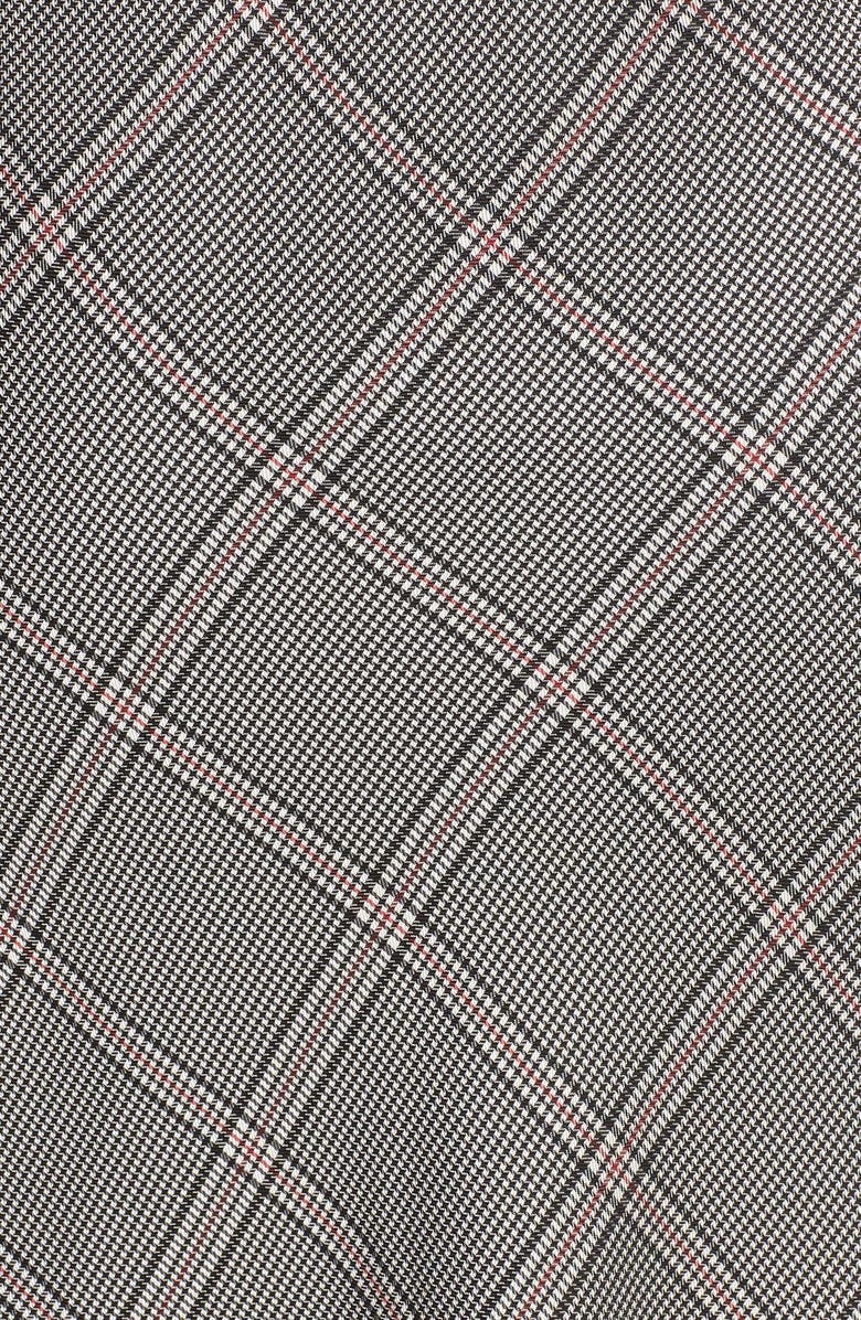 Lewit Seam Detail Sleeveless Check Dress, Alternate, color, 