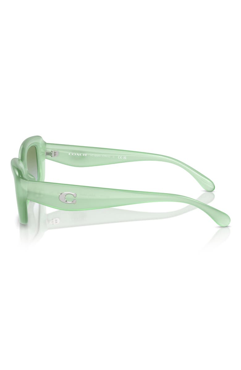 COACH 51mm Gradient Rectangular Sunglasses, Alternate, color, 