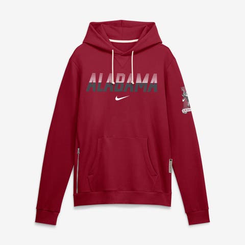 Men's Nike Crimson Alabama Crimson Tide 2026 Sideline Standard Issue Dri-FIT Hoodie