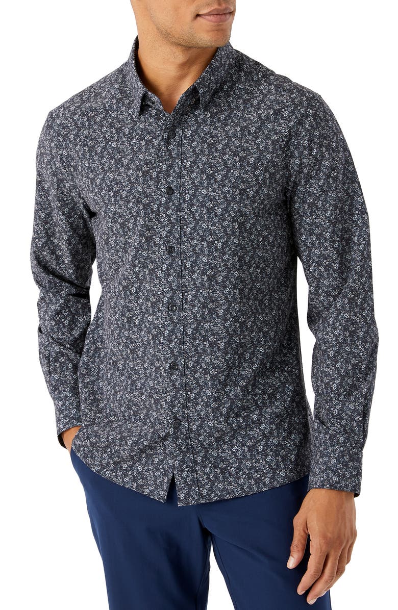 7 Diamonds Rio Grande Button-Up Performance Shirt, Main, color, 