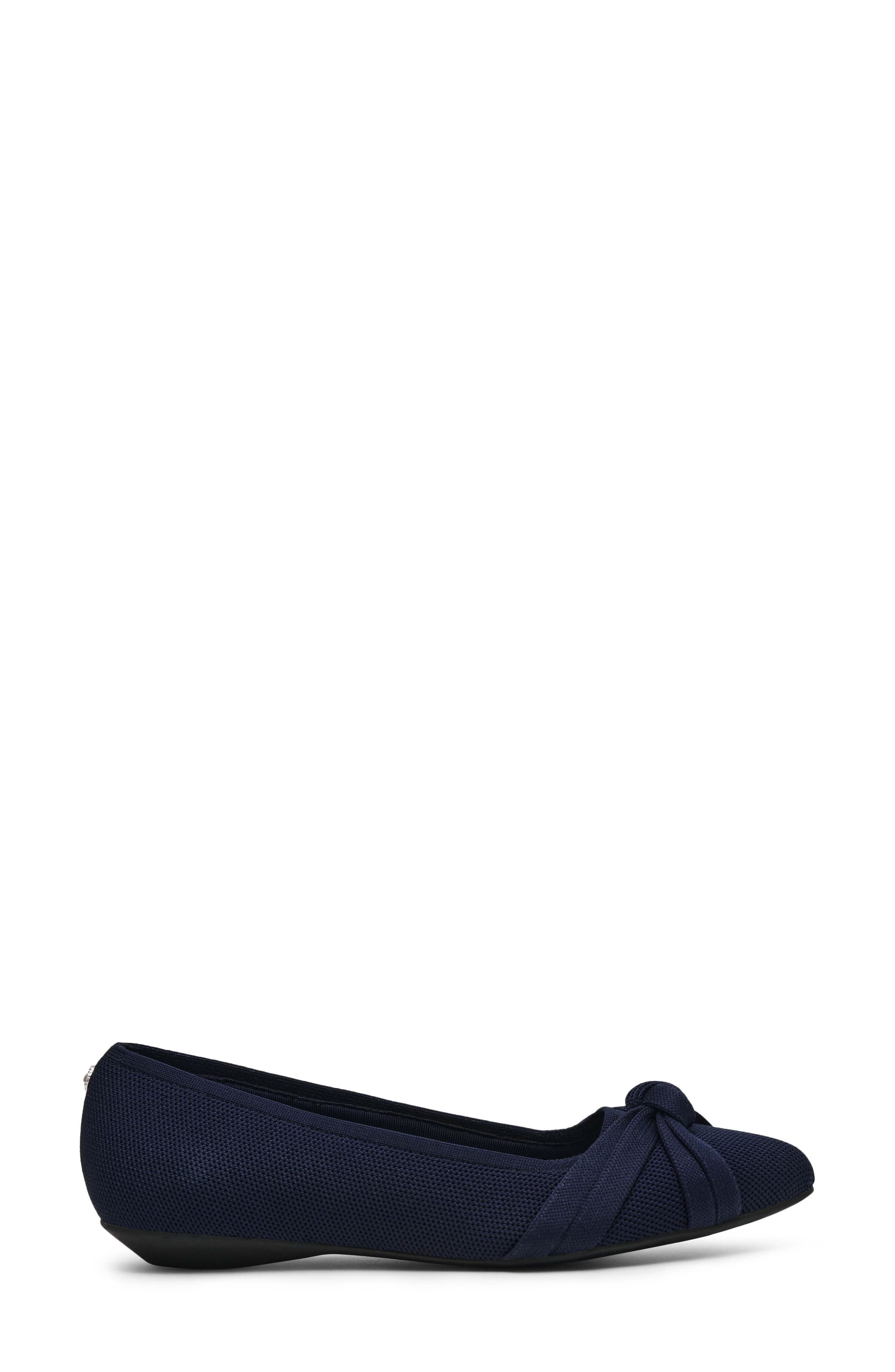 Olami Knot Flat, Alternate, color, NAVY KNIT