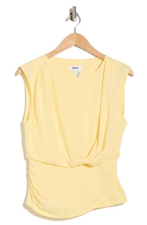 Sleeveless Gathered Top