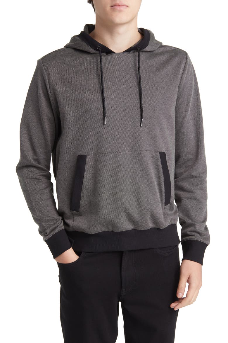 Midmoor Knit Hoodie, Main, color, GREY