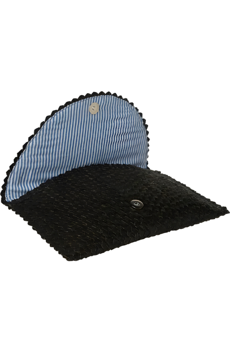 Sarah Stewart The Madison Clutch, Alternate, color, Black Woven