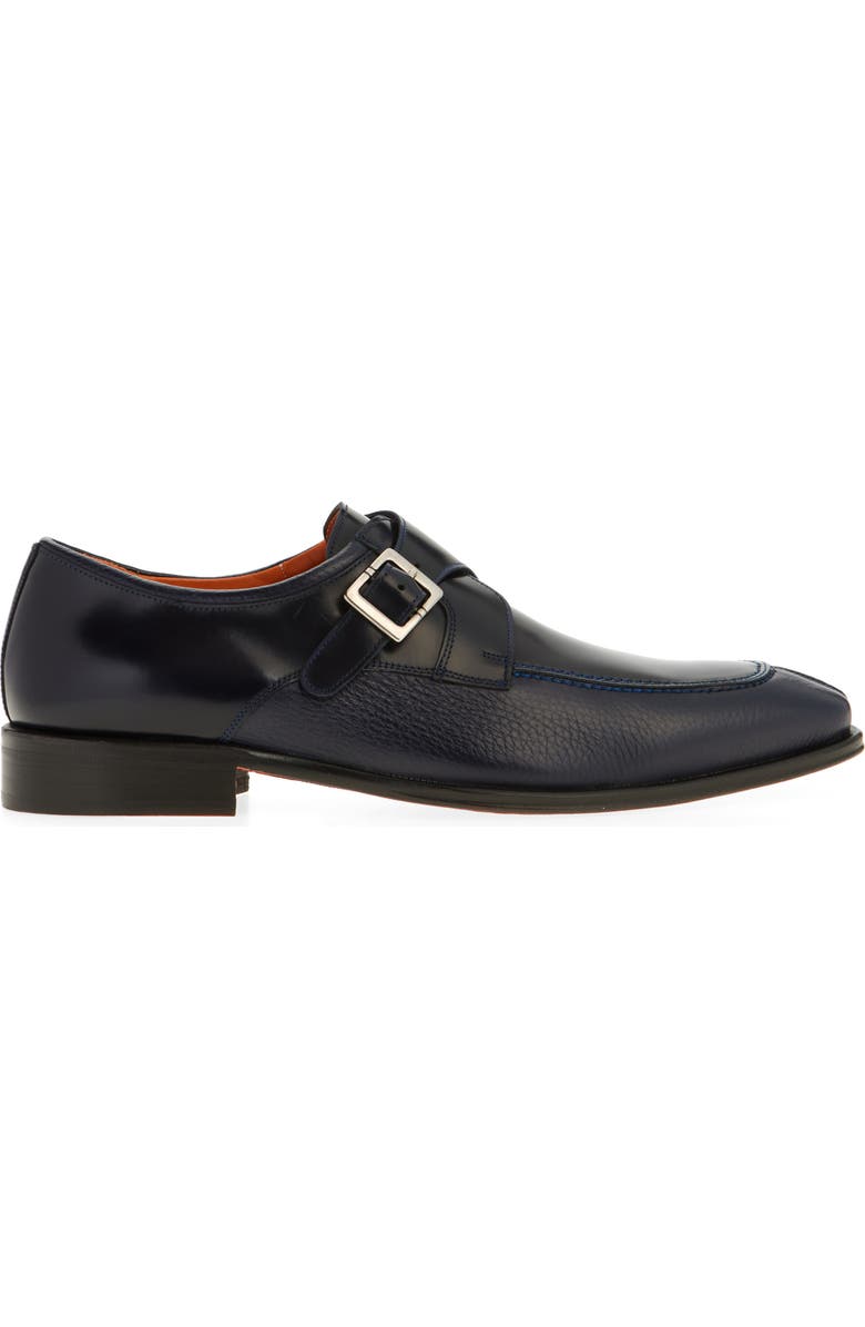 Mezlan Pego Monk Strap Shoe, Alternate, color, Blue