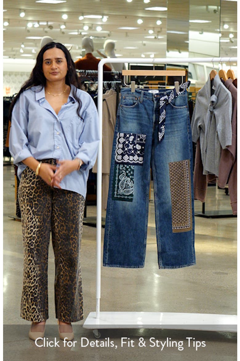 Low Slung Baggy Patchwork Jeans video
