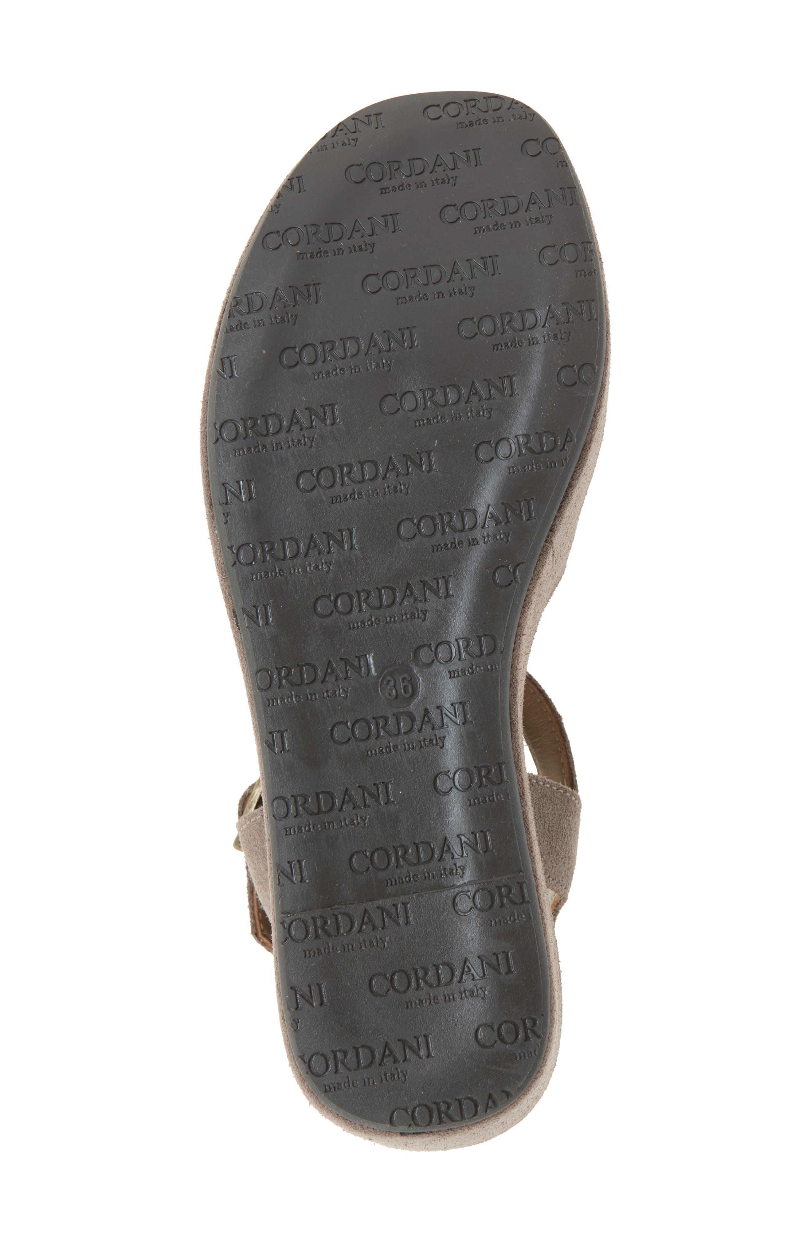 Cordani Jaycee Platform Sandal, Alternate, color, Porcinio Suede