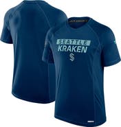 FANATICS Men's Fanatics Deep Sea Blue Seattle Kraken Authentic Pro Rink Tech T-Shirt
