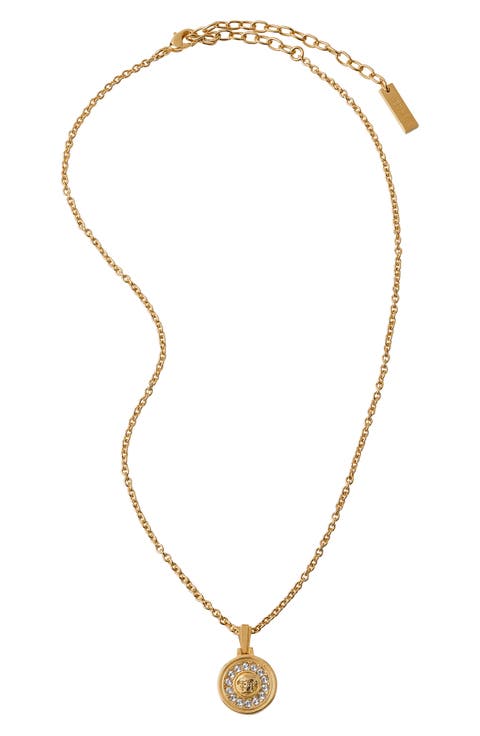 Medusa Crystal Pendant Necklace