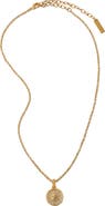Versace Medusa Crystal Pendant Necklace