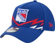 New Era Men's New Era Blue New York Rangers 39THIRTY A-Frame Perforated Flex Hat