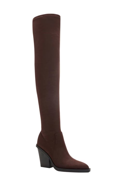 Katy Perry Citygurl Over the Knee Boot in Coffee 