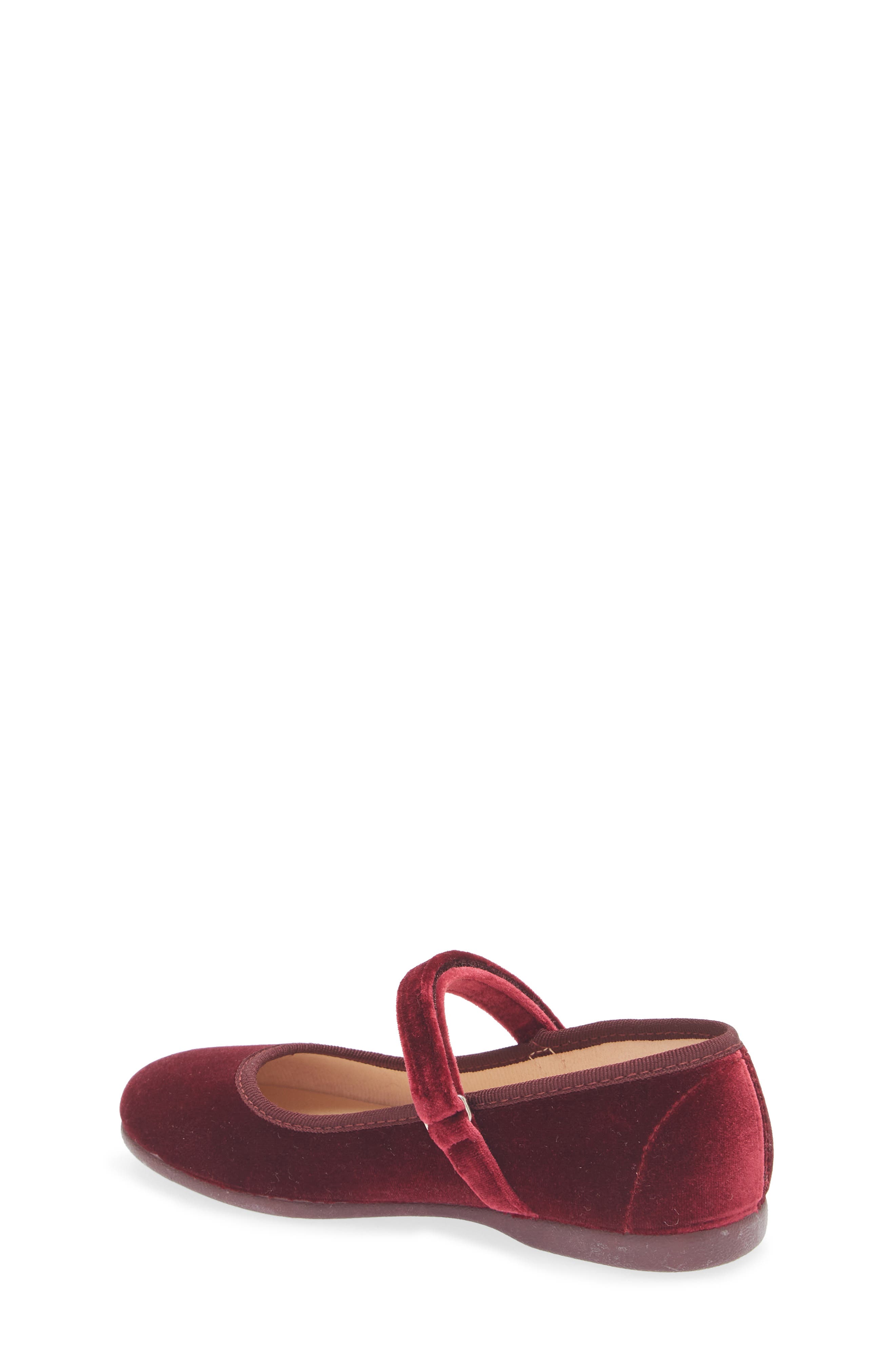 Kids' Cassie Mary Jane Flat, Alternate, color, BURGUNDY