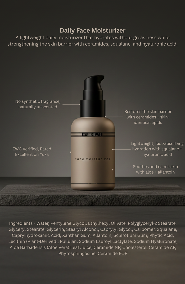 HygieneLab Fragrance-Free Gentle Face Moisturizer, Alternate, color, Neutral