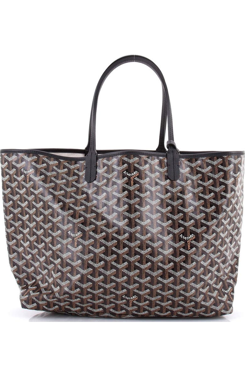 Pre-Owned Goyard Saint Louis Tote Coated Canvas PM, Alternate, color, Black
