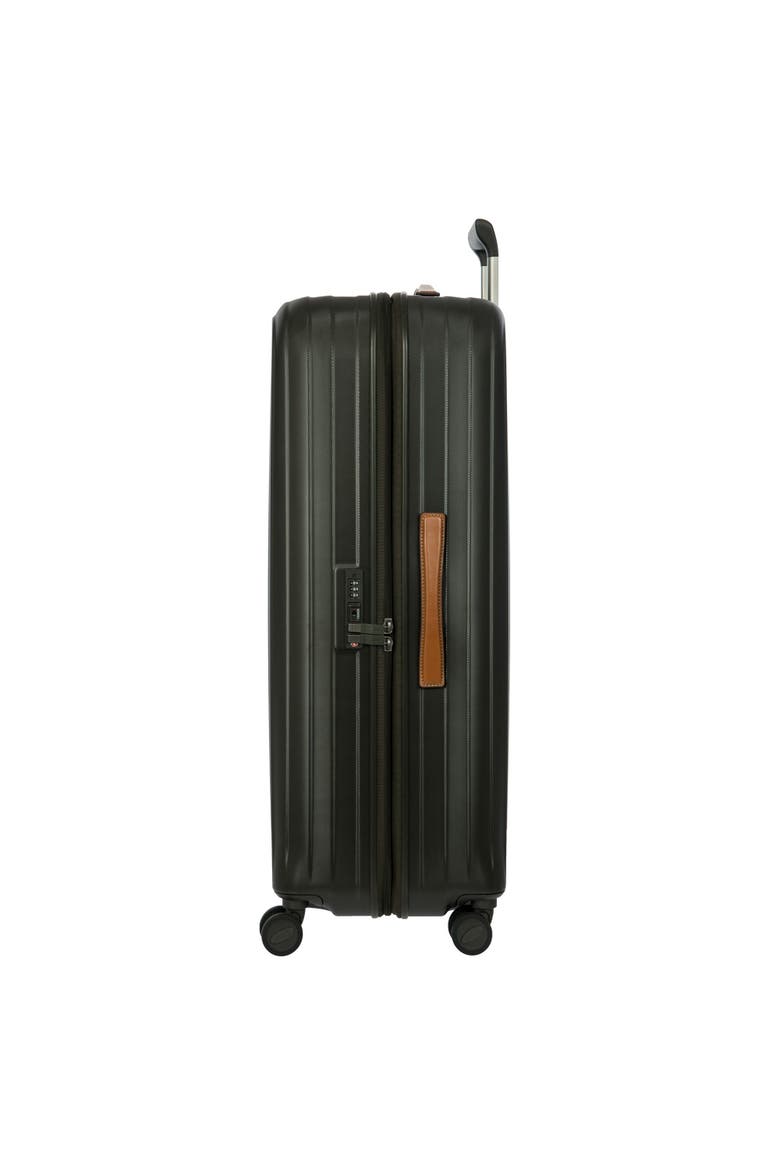 Taormina Hardside Expandable 32" X-Large Checked Spinner Luggage, Alternate, color, Olive