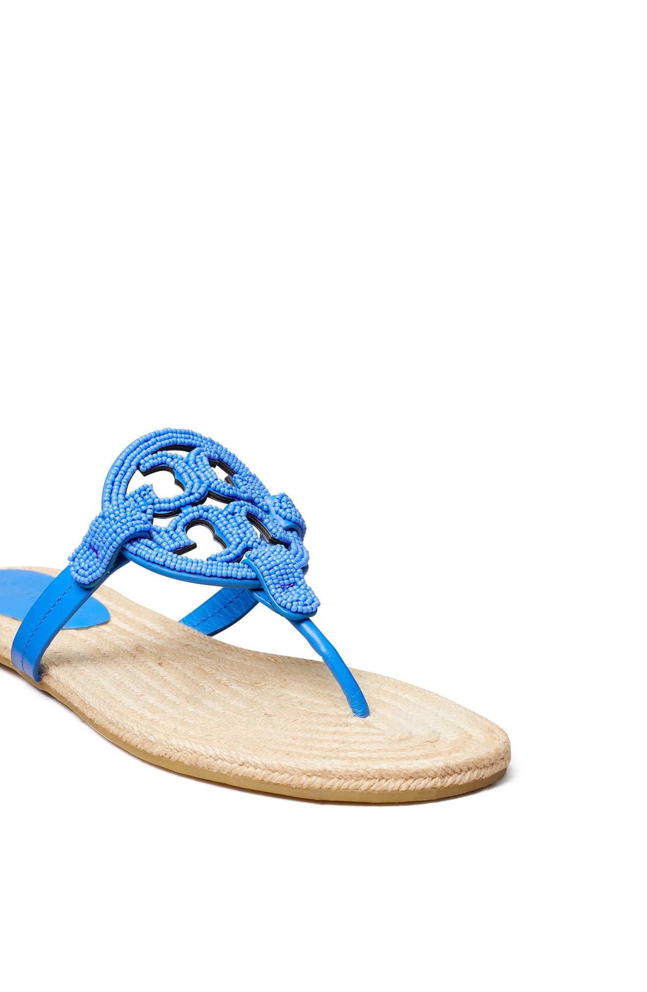 Miller Beaded Espadrille Sandal, Alternate, color, DEEP BLUE