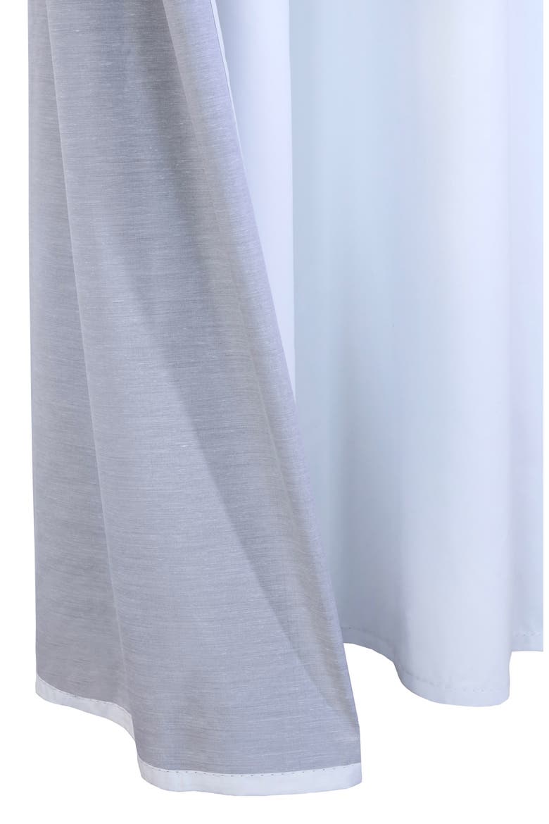 Curtain Liner Panel, Alternate, color, WHITE