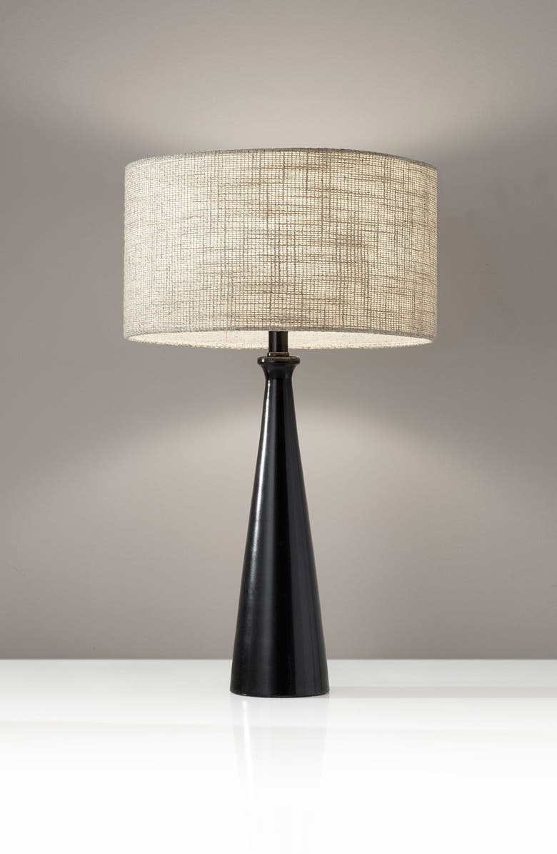 ADESSO LIGHTING Linda Table Lamp, Alternate, color, Black