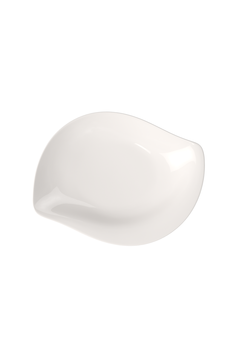 New Cottage Special Serve Salad Shallow Bowl, Alternate, color, White