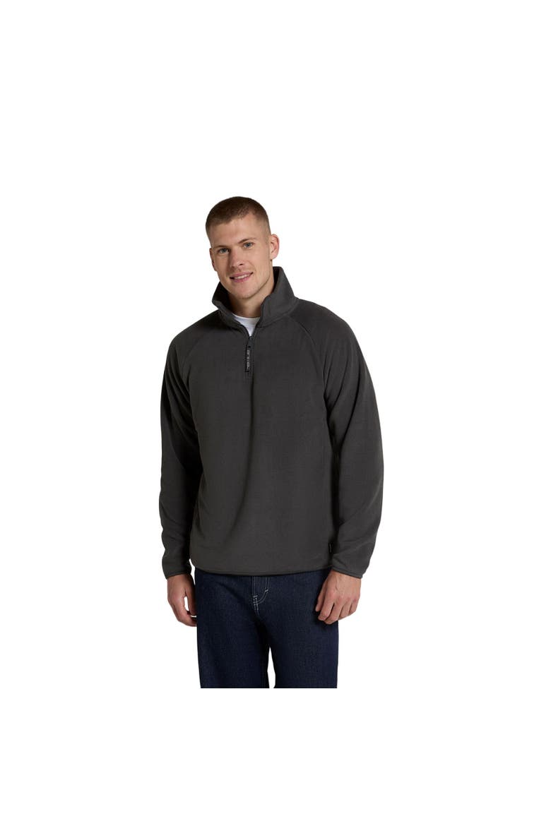 Stockholm Half Zip Fleece Top, Main, color, Dark Grey