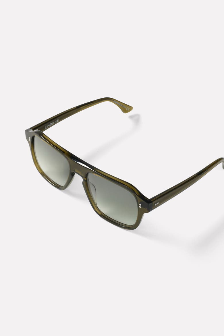 Pano Sunglasses, Alternate, color, Army Green / Green Gradient