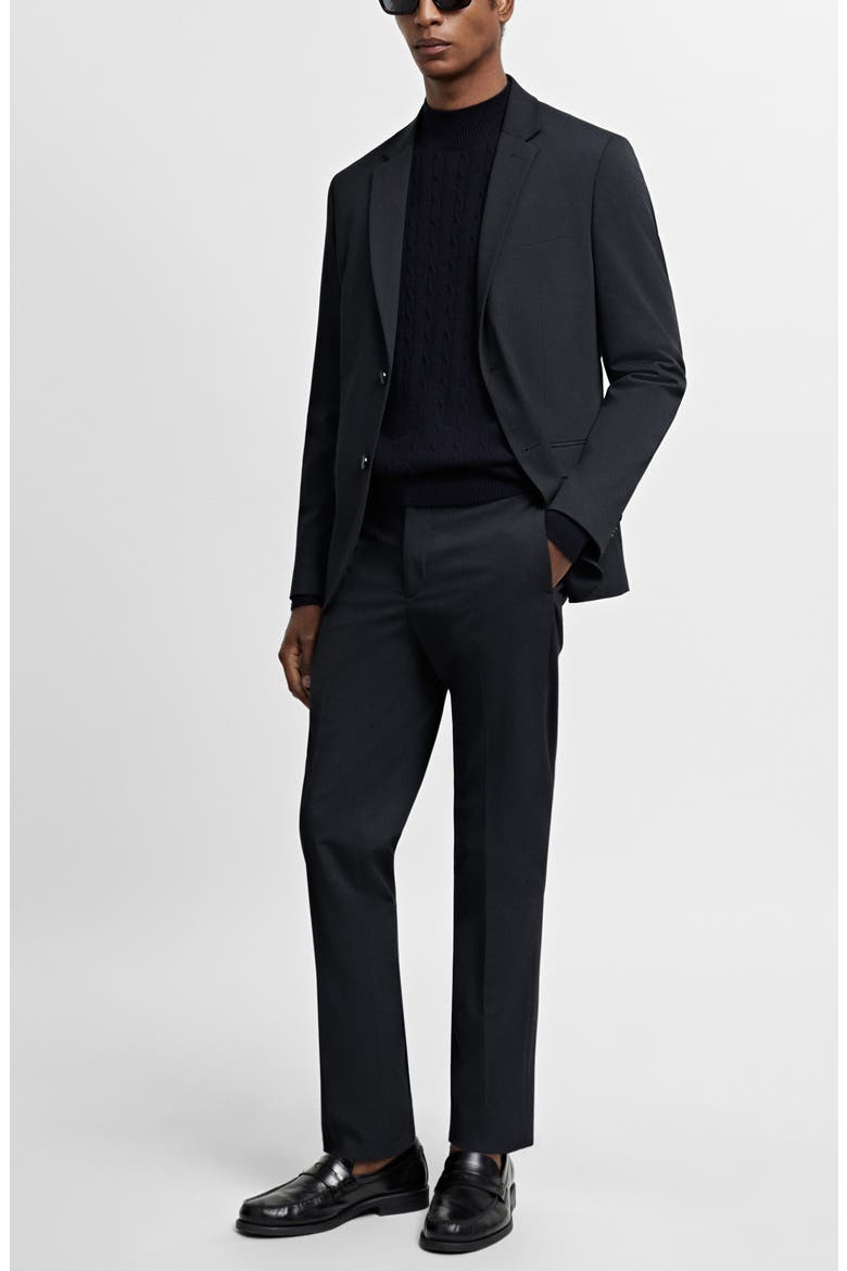 Superslim Fit Navy Stretch Sport Coat, Alternate, color, NAVY
