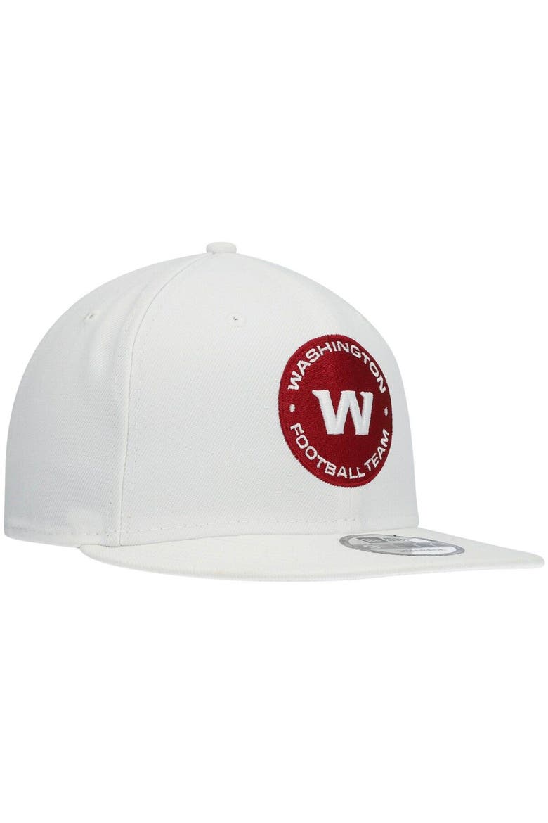 Men's New Era White Washington Football Team Alternate Logo Essential 9FIFTY Snapback Hat, Alternate, color, White