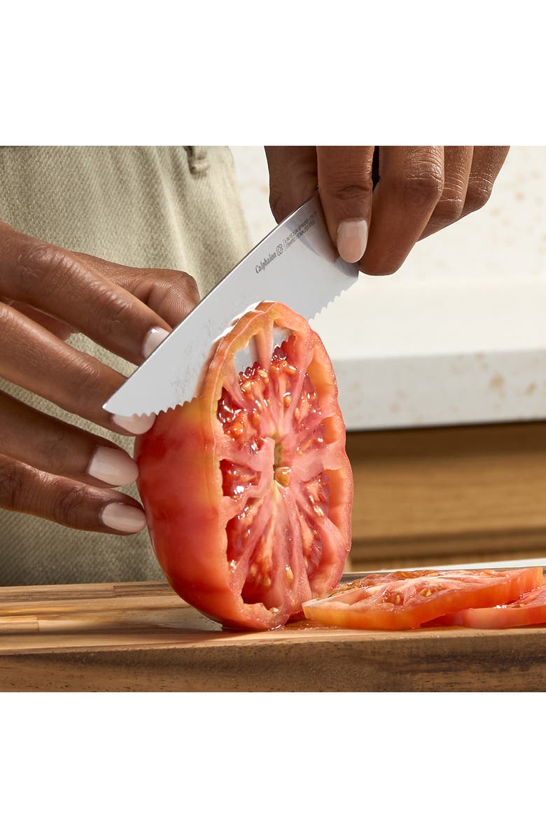 CALPHALON Premier SharpIN Edgetech<sup
™</sup
 15-Piece Knife Block Set, Alternate, color, Black